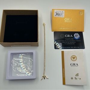 Real Silver 2mm Tennis Bracelet MOISSANITE VVS D GRA Certified Mens Ladies Iced